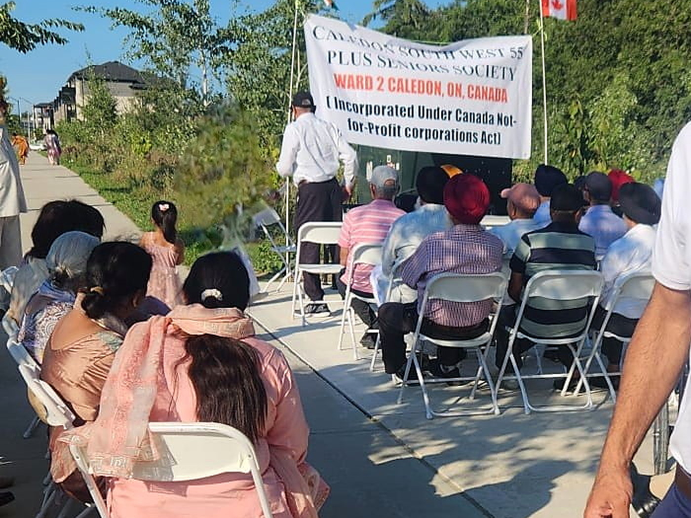 Residents seated at a Caledon South West 55 Plus Seniors Society gathering in Ward 2