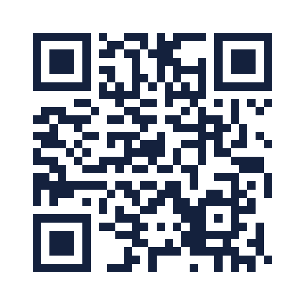 QR code that opens yogichahal.ca